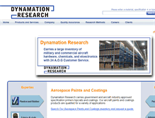 Tablet Screenshot of dynamationresearch.com